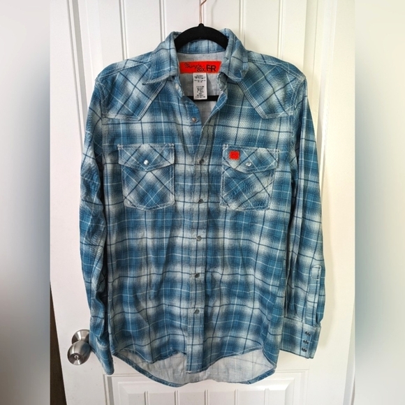 Wrangler FR Snap Front Work Shirt - Picture 1 of 6